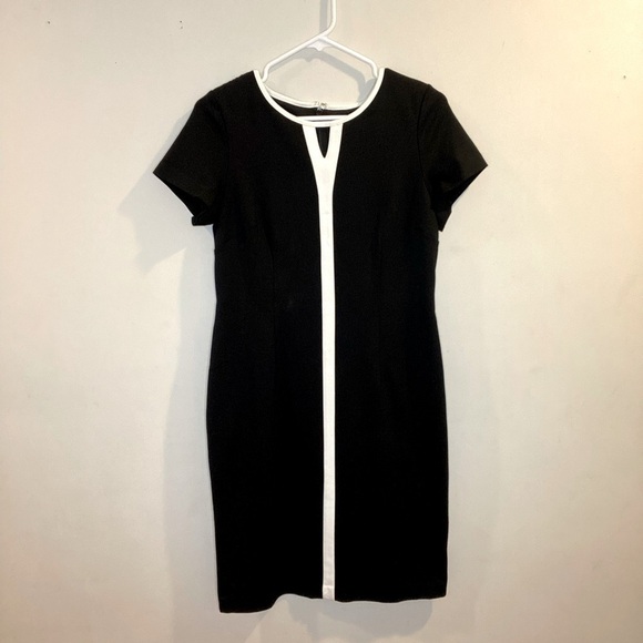 Talbots Ponte Sheath Business Casual Midi Dress size 6p - Picture 1 of 7